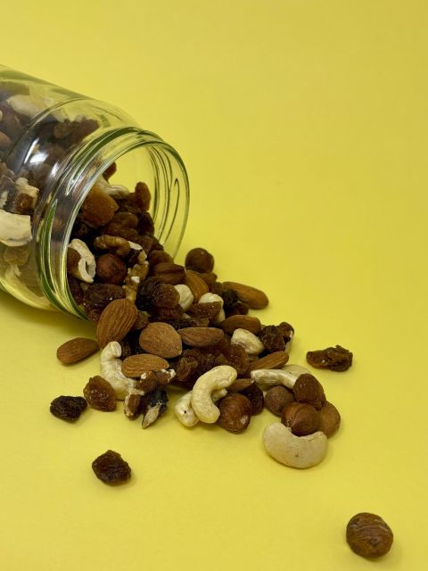 Mendiants avec raisins