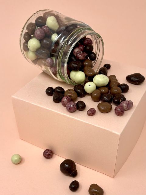 Fruits rouges aux trois chocolats