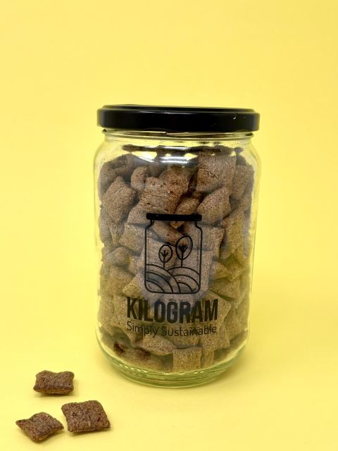 Carrés fourrés chocolat noisette