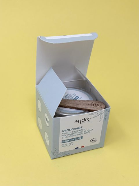 Déodorant Peaux Sensibles Solide - Parfum Aloe Vera, sans bicarbonate