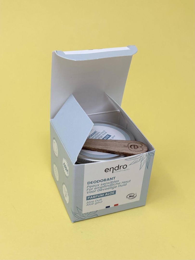 Déodorant Peaux Sensibles Solide - Parfum Aloe Vera, sans bicarbonate