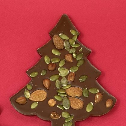 Tablette Sapin chocolat au lait et fruits secs